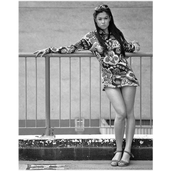 Vintage 1970s Iconic Womens Mini Dress Butterflies Flowers Mod A-line Woodstock - Picture 13 of 16